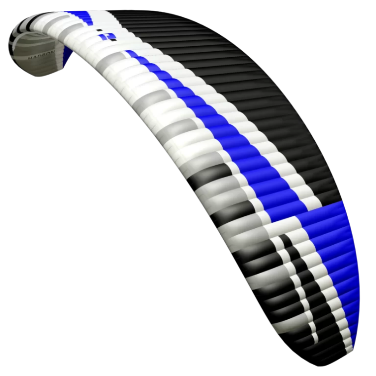 Asa de paramotor usada para voo motorizado